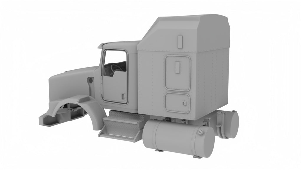 1/25th 3d printed Kenworth T800W sleeper kit by Alpha Centauri see details