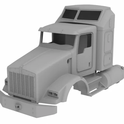1/25th 3d printed Kenworth T800 sleeper kit by Alpha Centauri see details