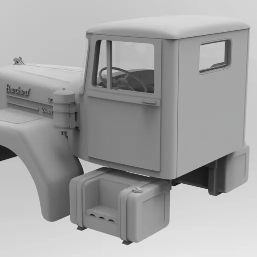 1/25th 3d printed resin Brockway 260 by Alfa Centauri