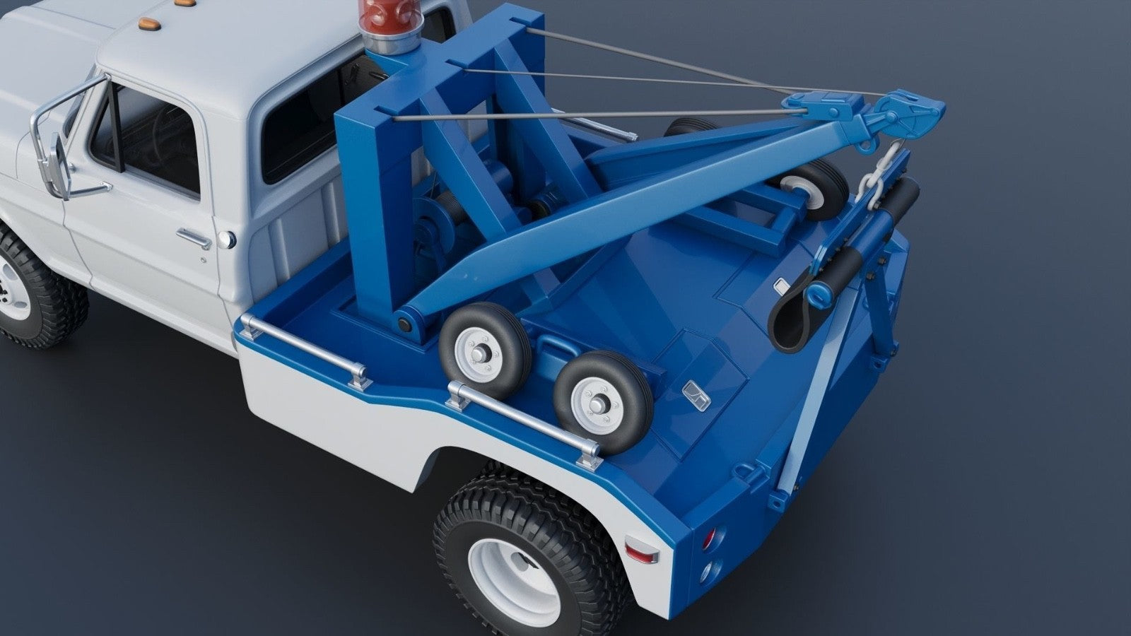 1/25 resin 3d printed 1969 Ford F350 wrecker designed by Andrey Bezrodney