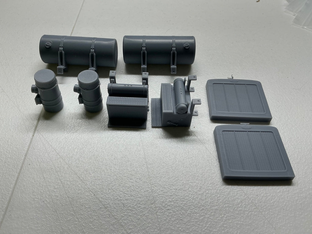 1/25th scale resin 3d printed Peterbilt upgrade set by Alfa Centauri