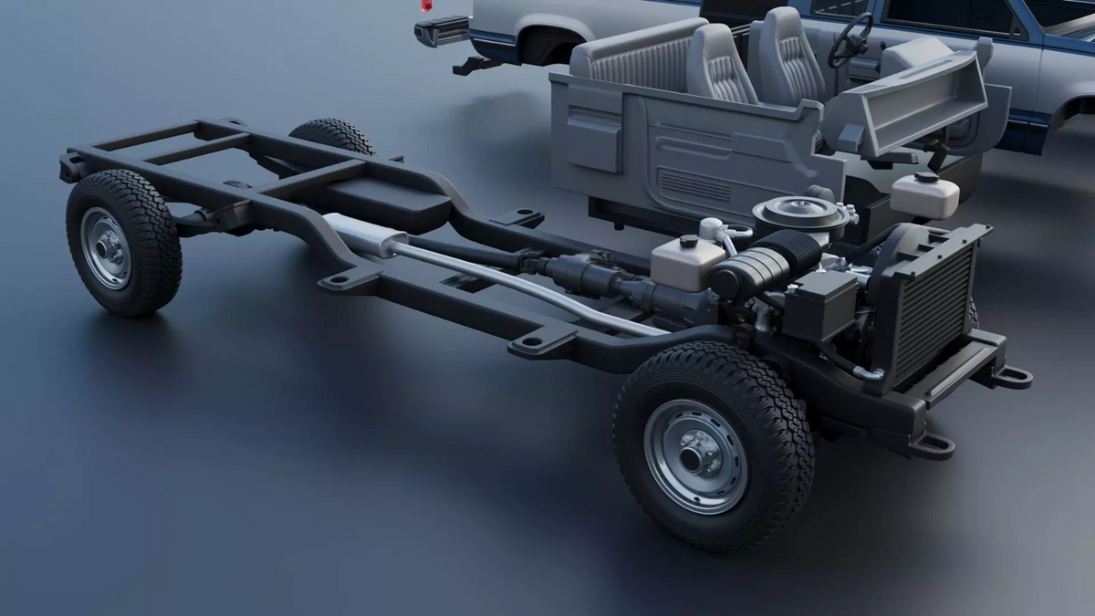1/25 resin Chevrolet K-2500 Extended Cab 1989 3D print mode  by Andrey Bezrodney