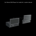 1/25 resin 3d printed car stereo 2 pcs by Nahuel Customs