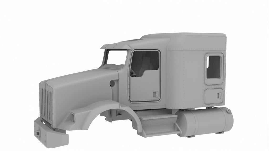 1/25th 3d printed Kenworth T800W sleeper kit by Alpha Centauri see details