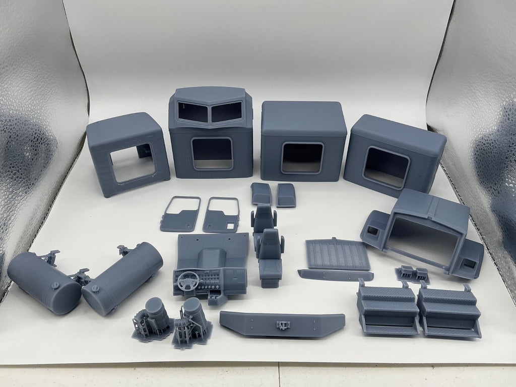 1/25th 3d printed Kenworth T800W sleeper kit by Alpha Centauri see details