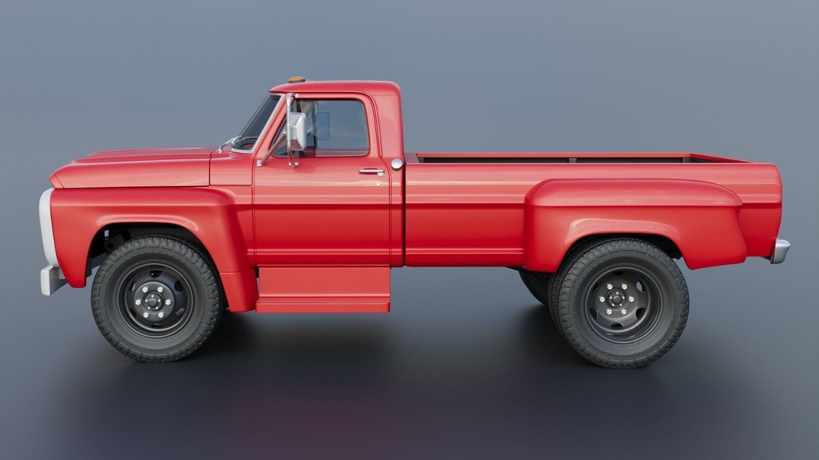 1/25 resin 3d printed 1967 Ford F 500 dually pickup designed by Andrey Bezrodny