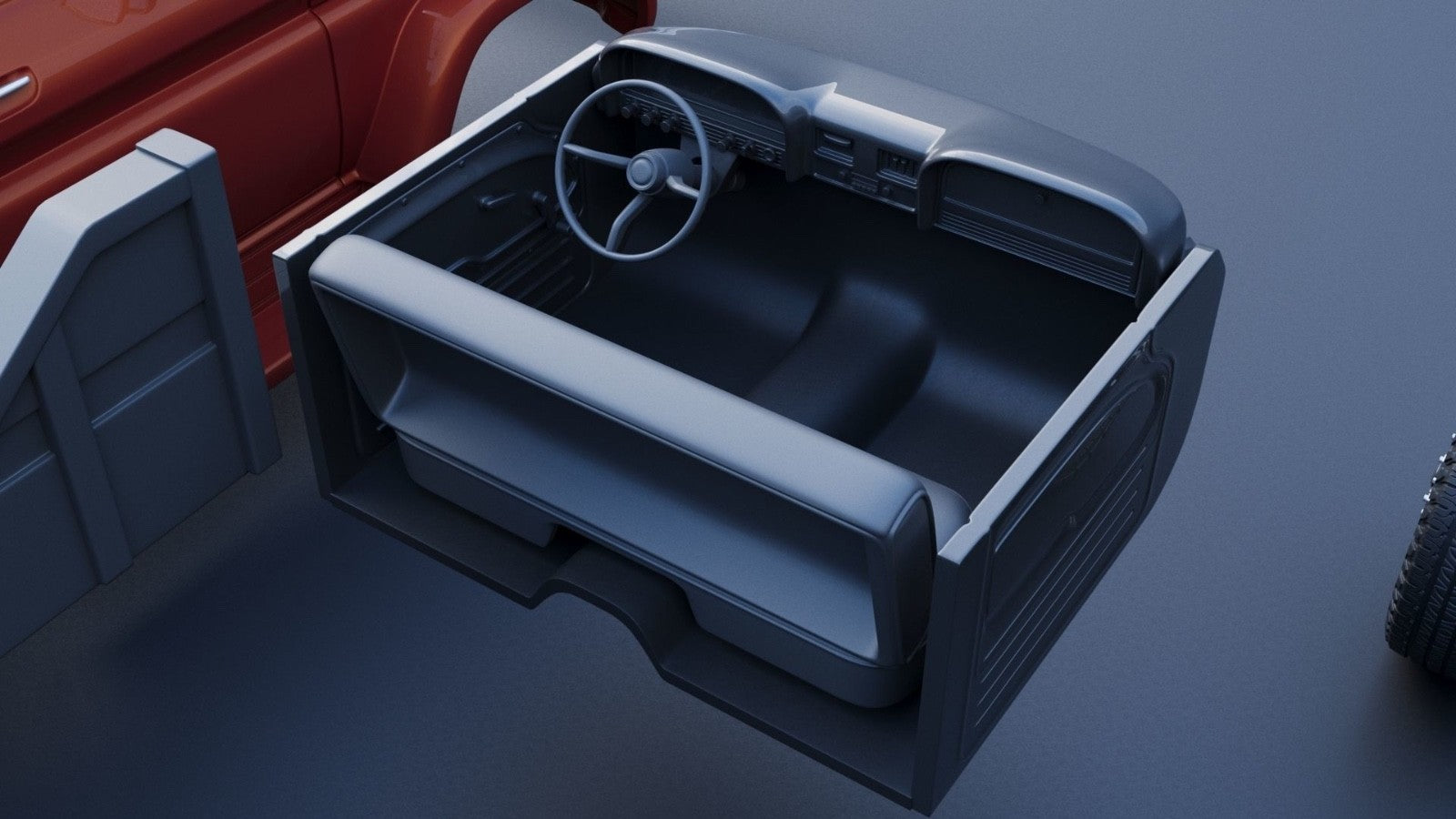 1/25 resin 3d printed 1961 Chevy C60 designed by Andrey Bezrodney