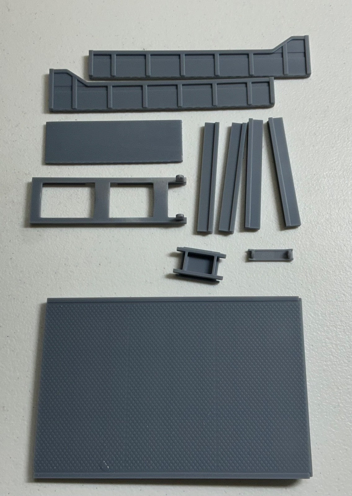 1/25 resin 3d printed unassembled landscape/cargo bed only, by Andrey Bezrodney