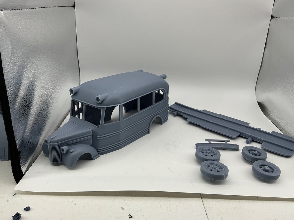 1/25 resin 3d printed 1940 Chevy  bus by Nahuel Customs