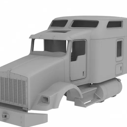 1/25th 3d printed Kenworth T800W sleeper kit by Alpha Centauri see details