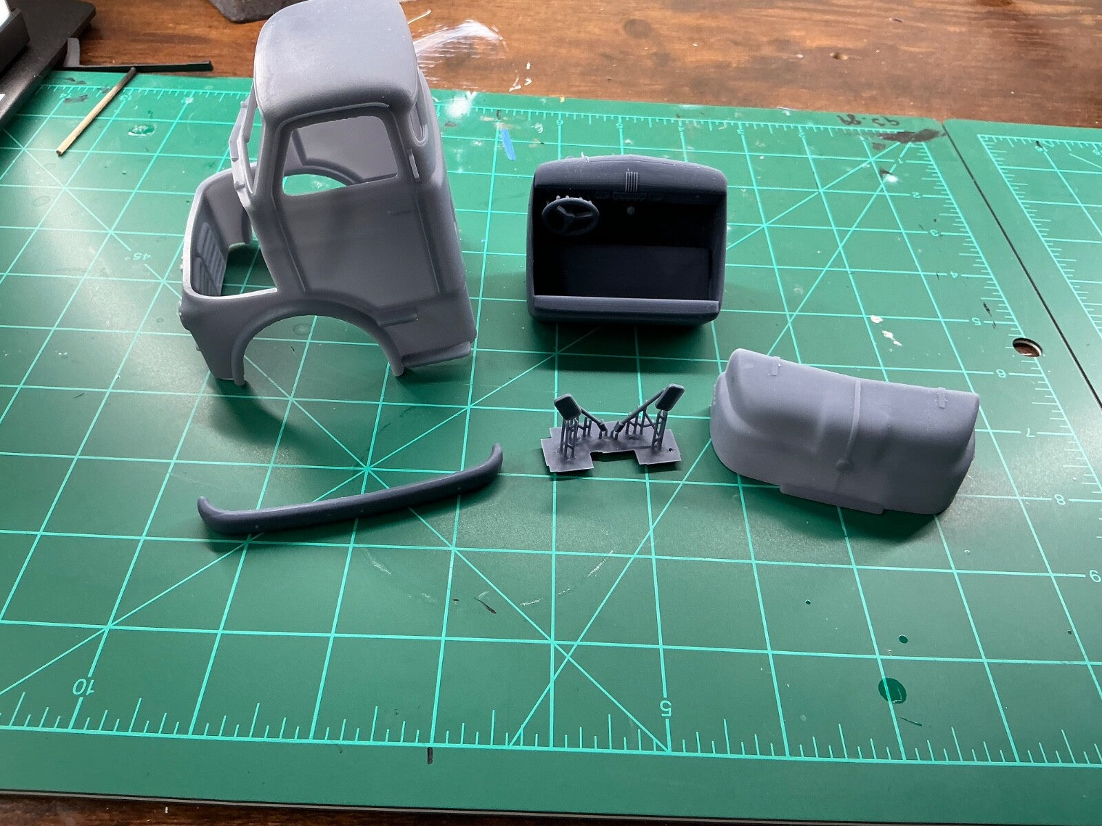 1950 Dodge COE Truck resin 3D printed 1/25 scale model