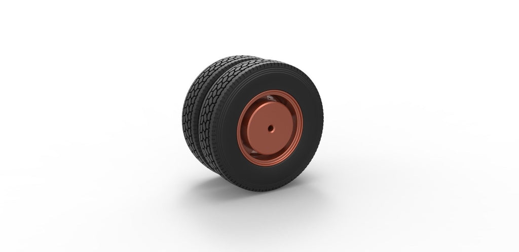 1/35 resin 3d printed 5 spoke wheel and tire set by 3D TECH DESIGN