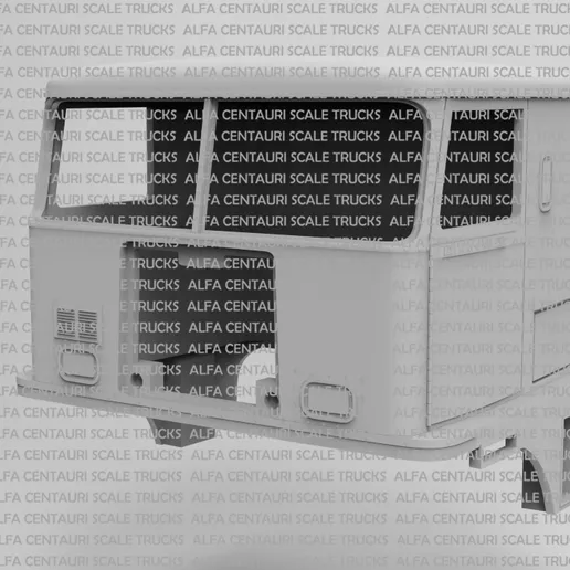 1/25 resin Diamond T 931C 72”  sleeper by alfa centauri