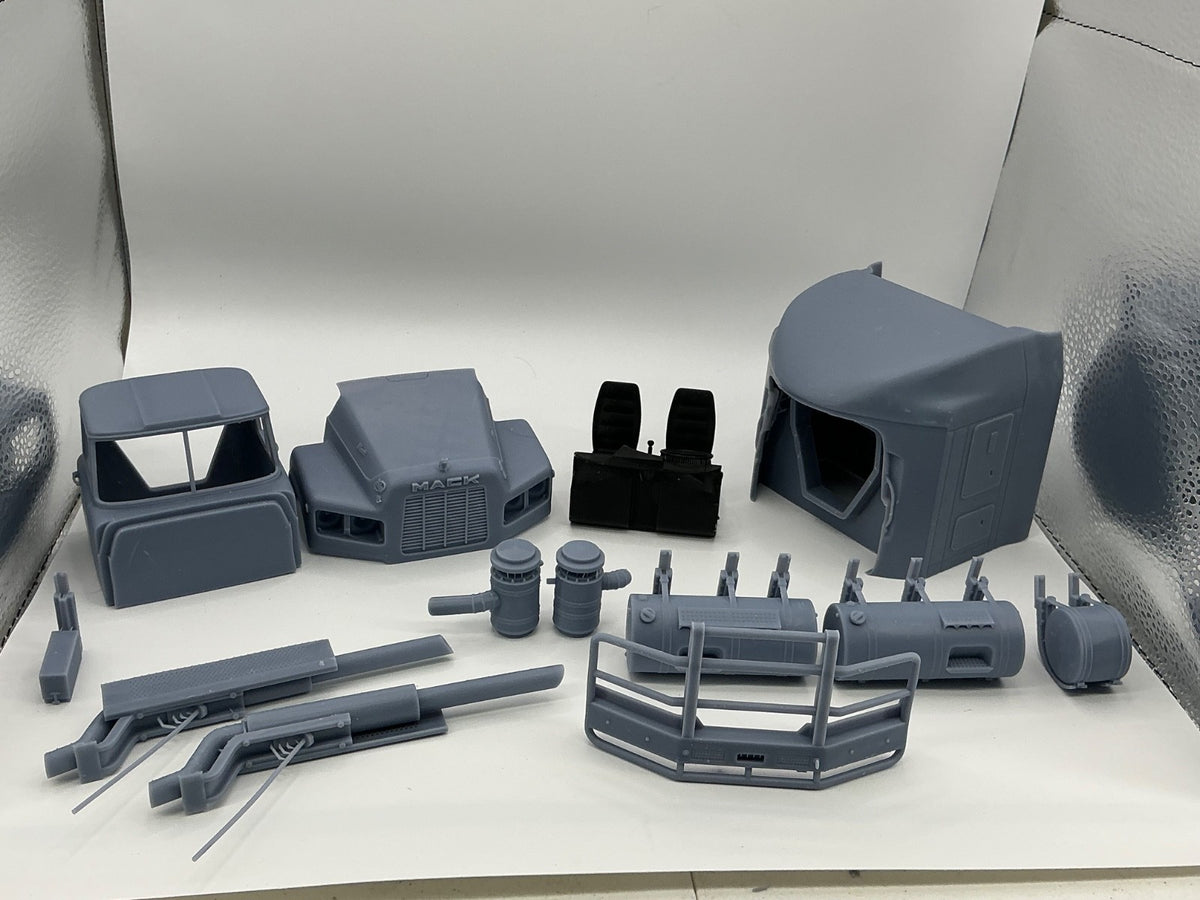 1/25th 3d printed Valueliner 60” sleeper cab kit by Alpha Centauri