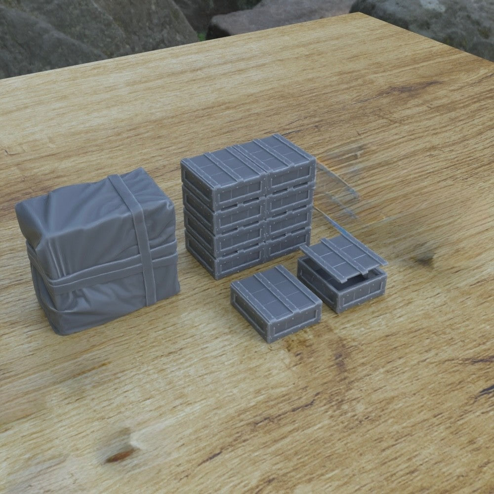 1/25th scale resin 3-D printed garage props by Myportal Studios