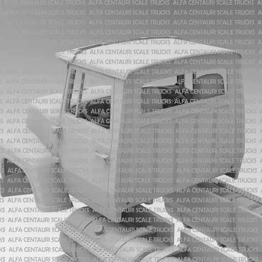 1/25 scale 3d printed  FORD LN / LNT 8000 / 9000 93.3 BBC by Alfa Centauri