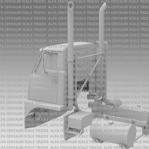 1/25th 3d INTERNATIONAL EMERYVILLE 54 INCH day CAB kit by Alfa Centauri