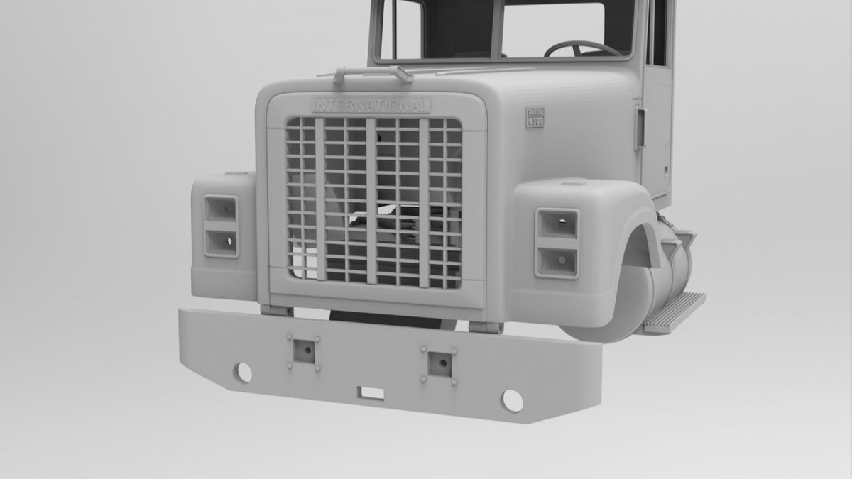 1/24th resin 3d printed International Transtar 4300 dual headlight version