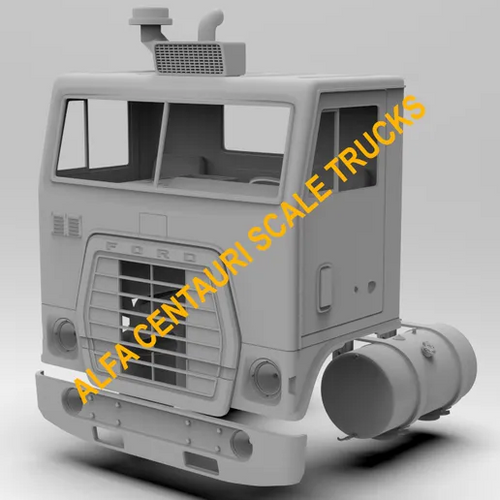 1/25 printed 1974 Ford WT9000 52” day cab by Alfa Centauri