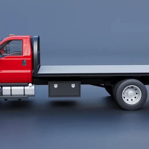 1/25 resin 3d printed Ford F650 Regular cab tow truck by Andrey Bezrodney