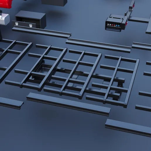 1/25 resin 3d printed tow bed by Andrey Bezrodney