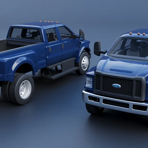 1/25 resin 3d printed Ford F650 crew cab by Andrey Bezrodney