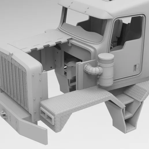 1/25th resin 3d printed Kenworth C500 twin steer day cab by Alpha Centauri