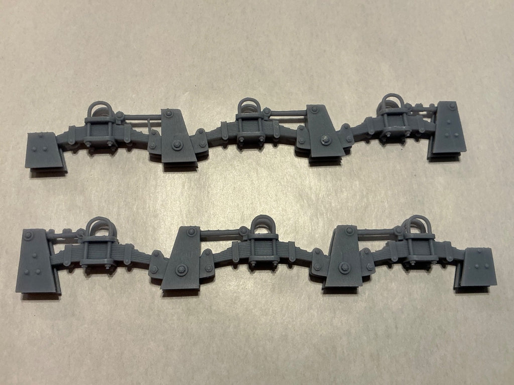 1/25th resin 3d printed tri spring leaf suspension by Nahuel Customs