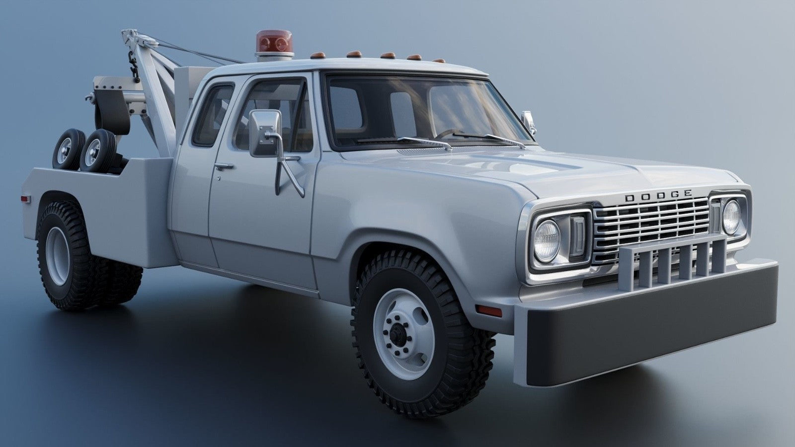 1/25 3d printed 1977 Dodge D300 wrecker by Andrey Bezrodny