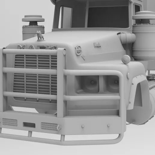 1/25th 3d printed Valueliner 36” sleeper cab kit by Alpha Centauri