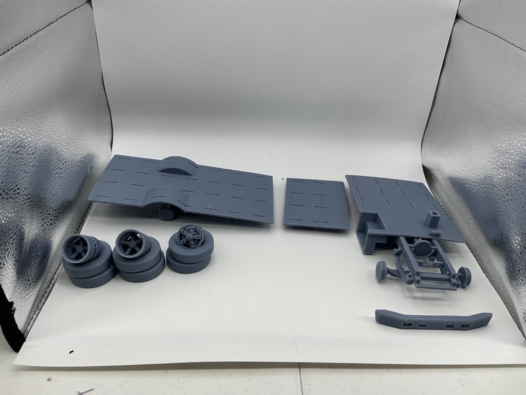 1/25th scale resin 3d printed 82 Ford school bus by 3dtech design