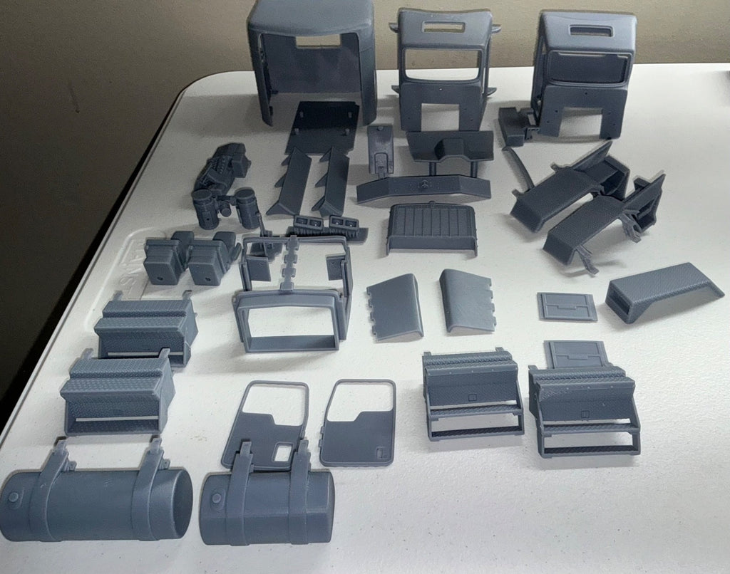 1/25th resin 3d printed Kenworth C500 single steer day cab by Alpha Centauri