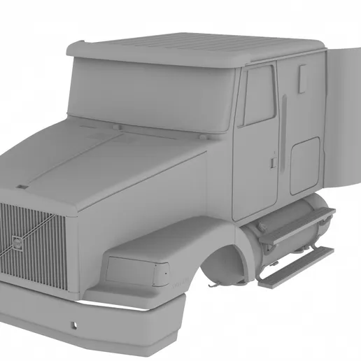 1/24th resin 3d printed White-Volvo WIA64T  flat topby Alfa-Centauri