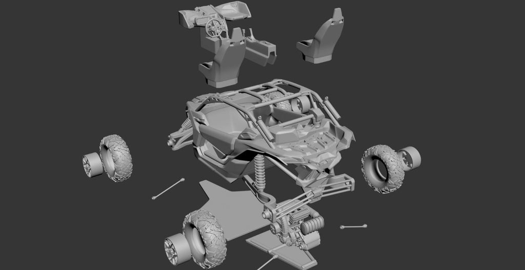 1/25th can am maverick resin model kit 1/25 Scale