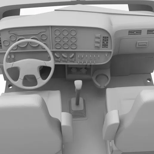 1/24th 3d printed Peterbilt 379 day cab by Alpha Centauri