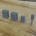 1/25th scale resin 3-D printed power box set by Myportal Studios