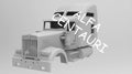 1/25th 3d printed KW W900L ext cab w/72” OR 86” studio sleeper by Alpha Centauri
