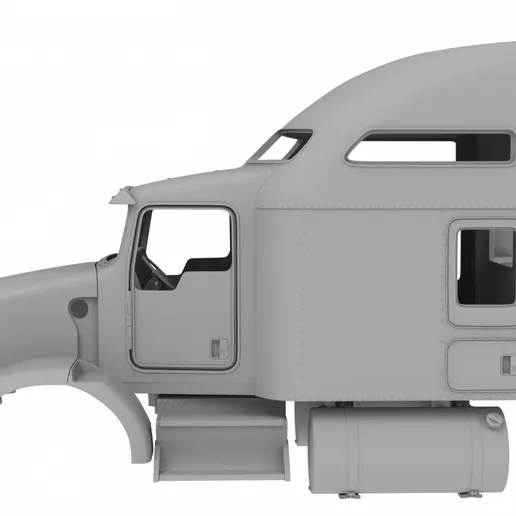 1/25th 3d printed Kenworth T800 sleeper kit by Alpha Centauri see details