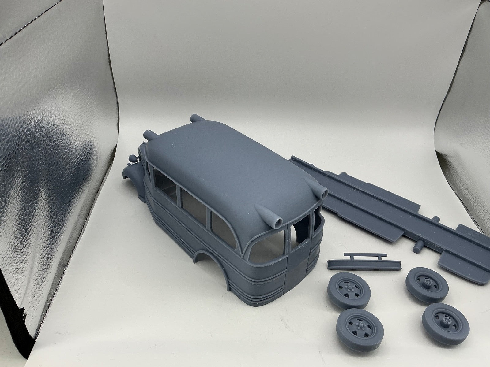 1/25 resin 3d printed 1940 Chevy  bus by Nahuel Customs