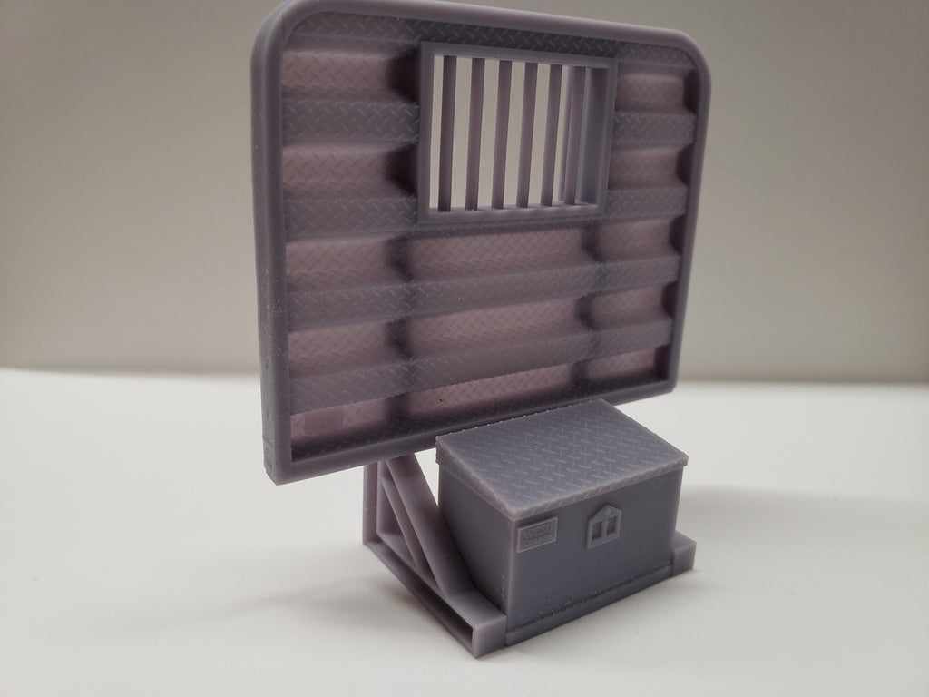 resin 3d printed DAY CAB HEADACHE RACK WITH A CHAIN BOX 1/24-25TH SCALE by WC3D
