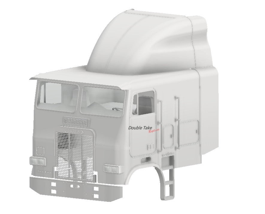 1/24th resin 3d 84-88 Freightliner 104”cab by KJ