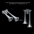 1/25 resin 3d printed dual air horns (2 pcs) by Nahuel Customs