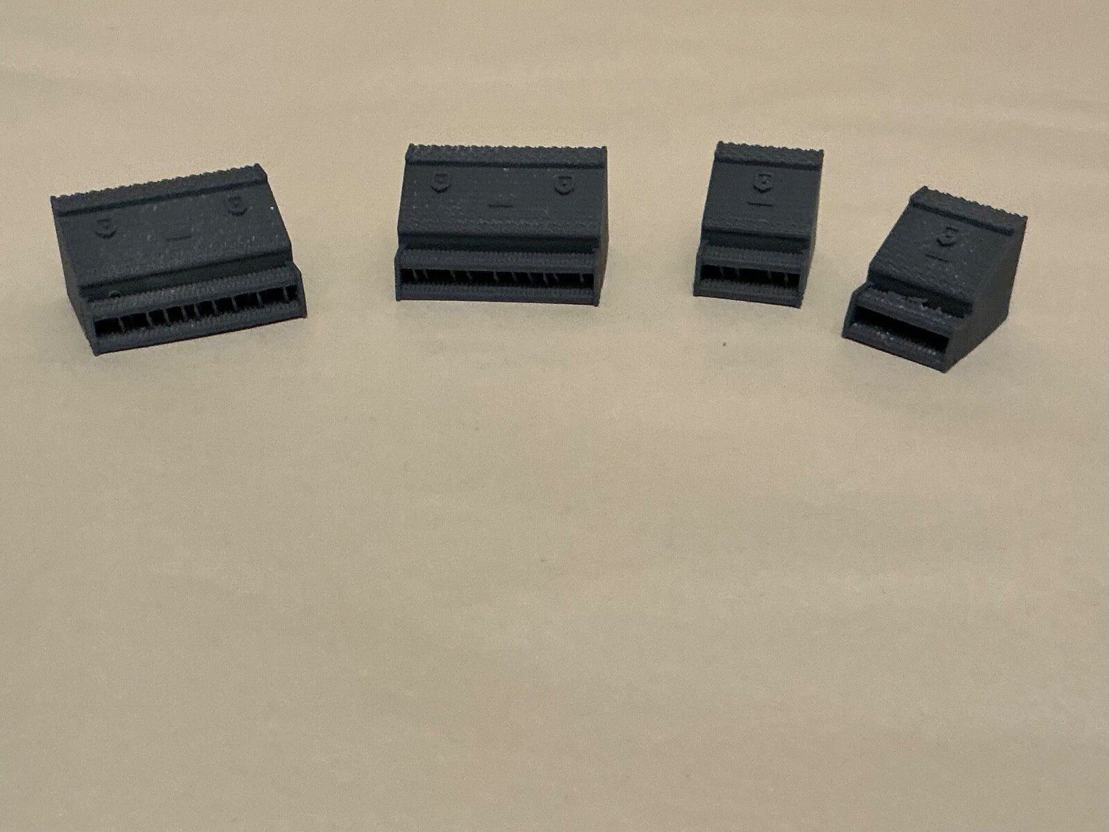 1/25th scale resin 3d printed storage/step boxes designed by Nahuei Customs