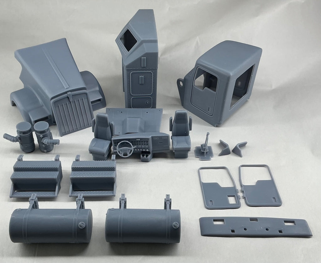 1/25th 3d printed KW W900L 36” aero sleeper kit by Alpha Centauri