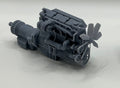 1/25th scale Cummins Big Cam diesel engine by 3dlemur