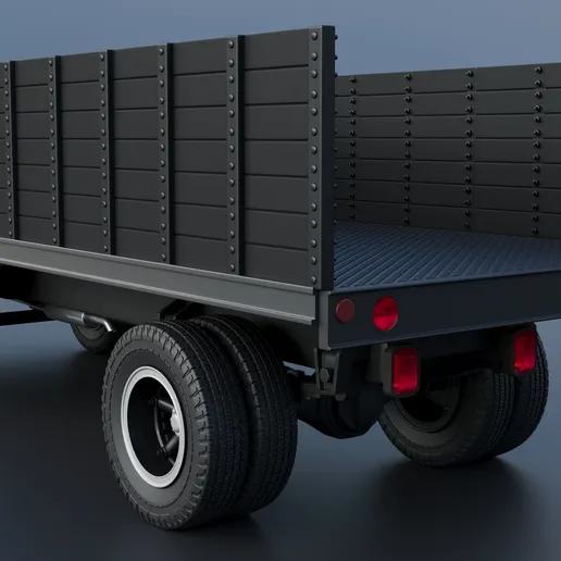 1/25th scale resin 3d printed unassembled grain/cargo box by Andrey Bezrodney