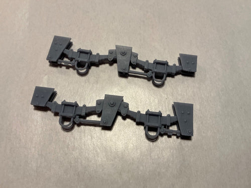 1/18th resin 3d printed tandem leaf suspension by Nahuel Customs