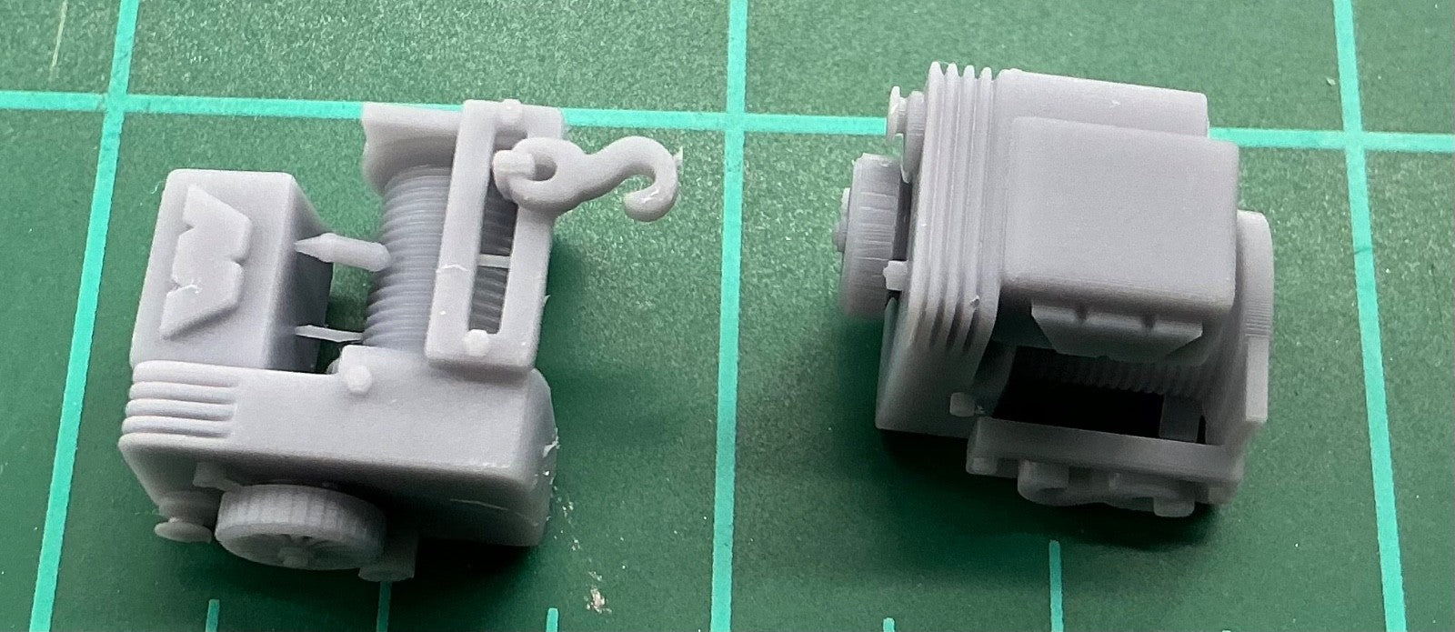 1/25 resin 3d printed winch (1 each style) Nahuel Customs