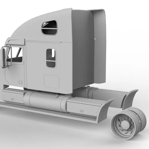 1/25th 3d printed Freightliner Coronado kit by Alpha Centauri see details