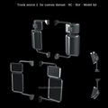1/25 resin 3d printed mirror pack 2 (2 pcs) Nahuel Customs